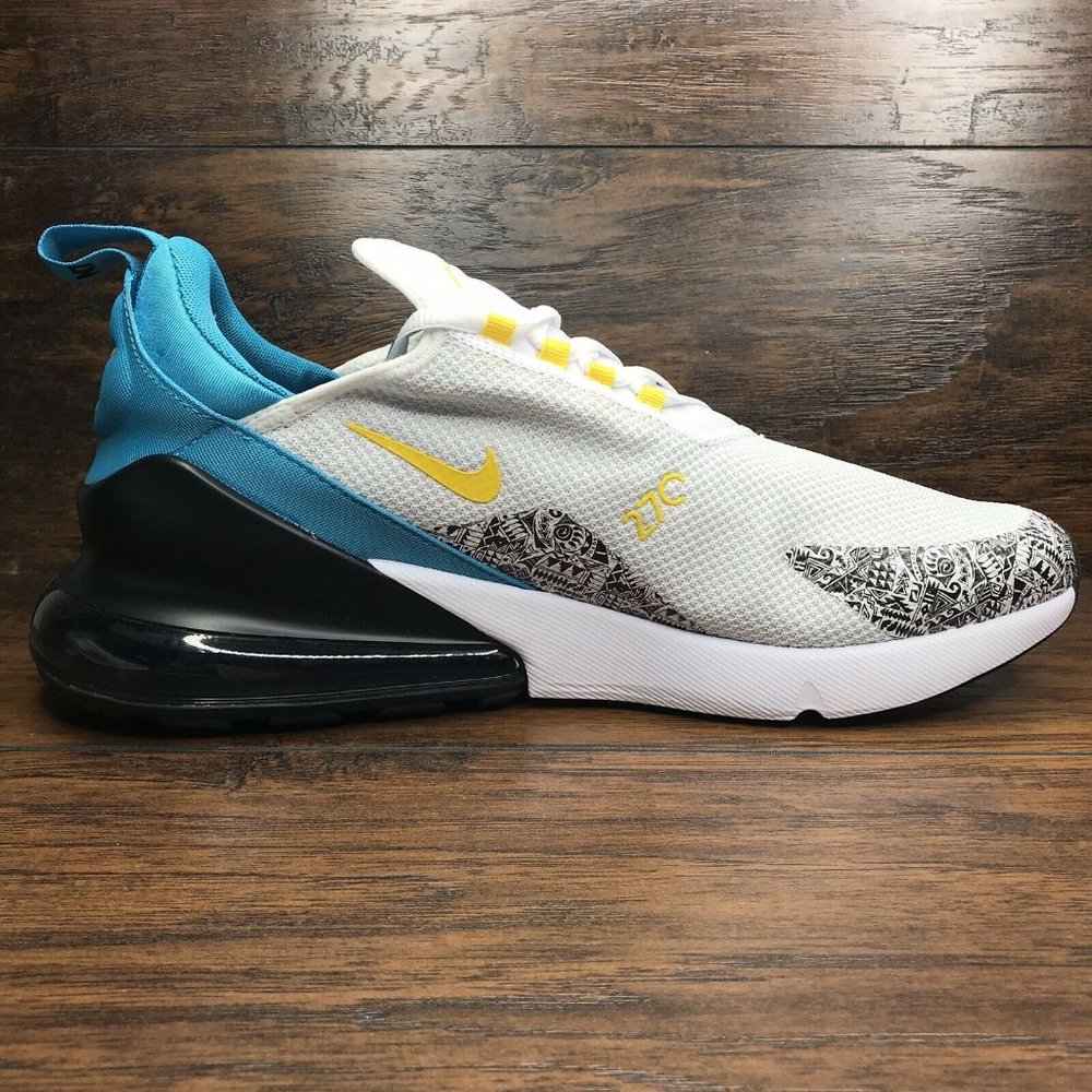 Nike Air Max 270 N7 White Yellow Black Anthracite - Picture 5 of 5